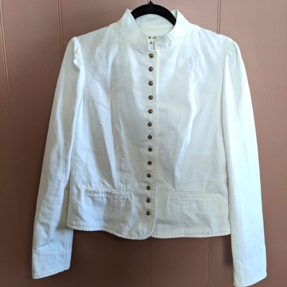 Ralph Lauren white denim jacket